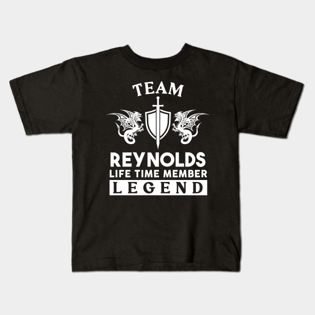 Reynolds Name T Shirt - Reynolds Life Time Member Legend Gift Item Tee Kids T-Shirt by unendurableslemp118